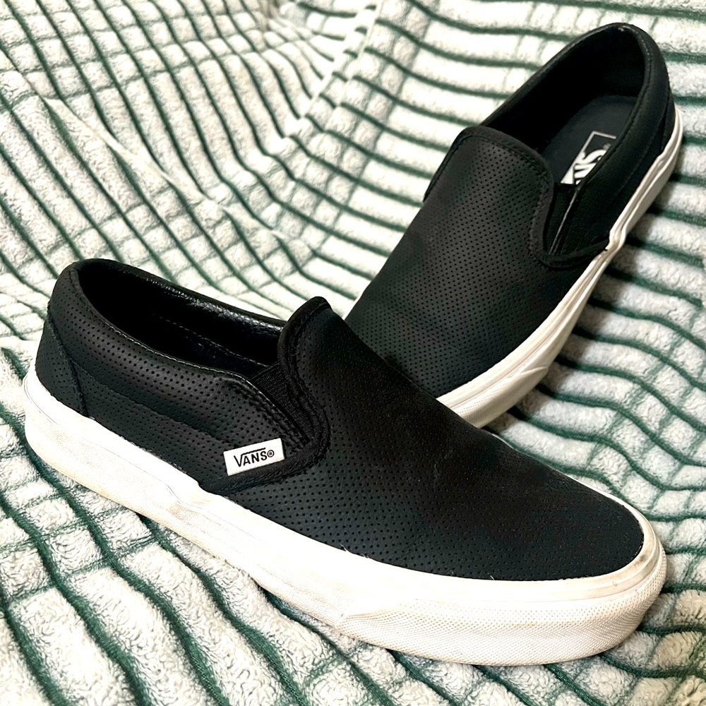 Vans Authentic Canvas Shoes women’s 8 Black and White